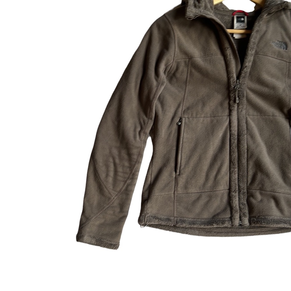 The North Face Fuzzy Fleece Lined Full Zip Adjustable Hem Hooded Jacket Size S - Picture 4 of 12